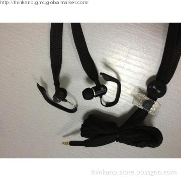 Fashionable Shoelace Earphone Ear Hook Headphone
